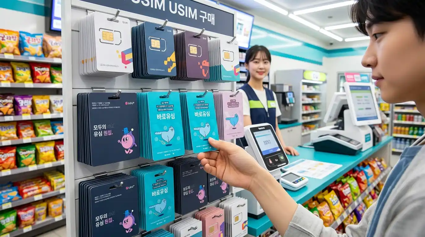 유심 구입 안내